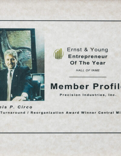 Ernst and Young Entrepreneur of the Year 1992